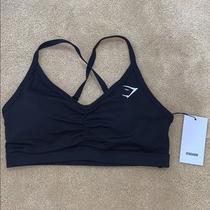 Gym Shark Ruched Training Sports Bra